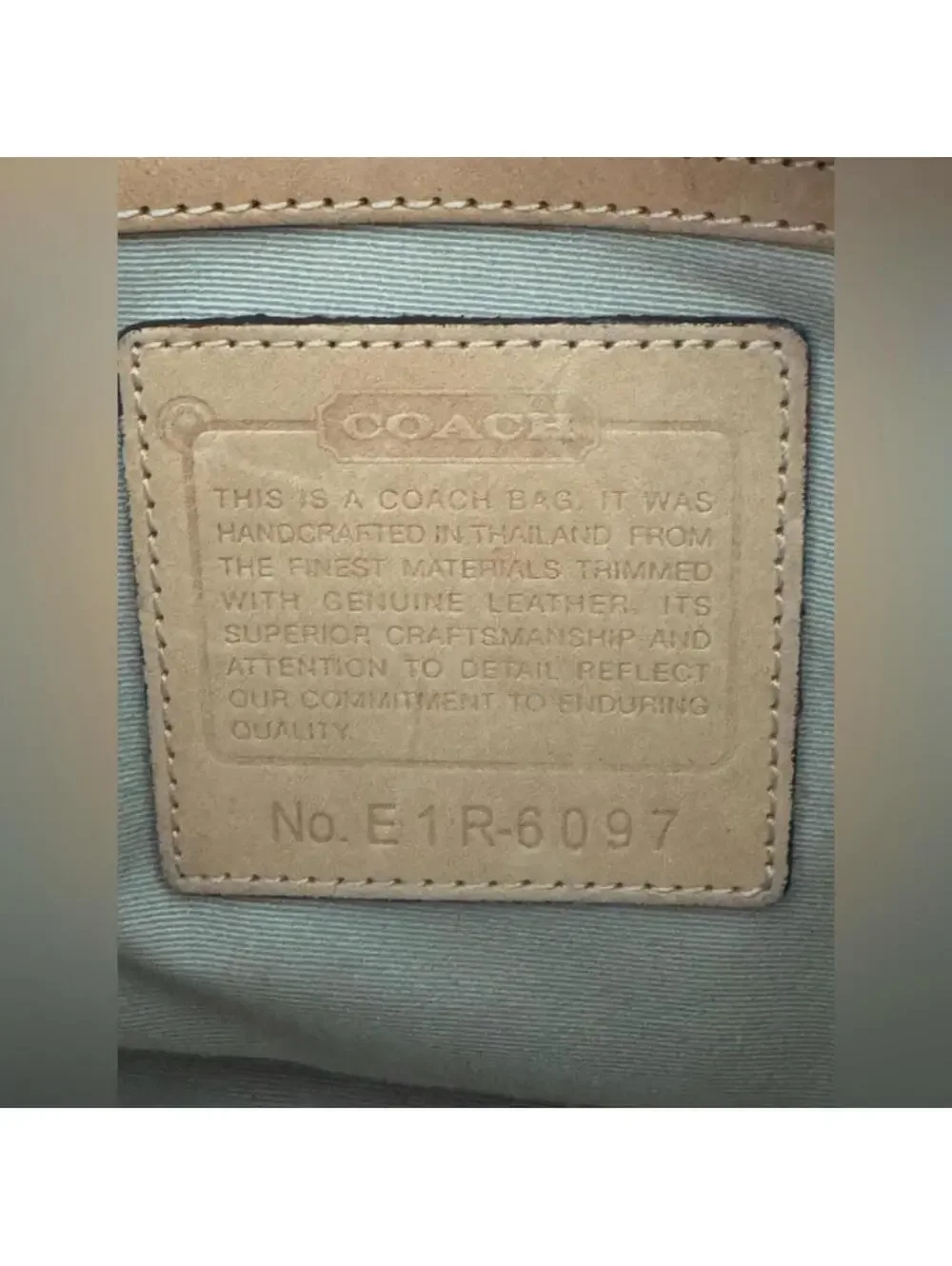 Vintage Coach Red and Tan Satchel purse - Picture 4 of 8